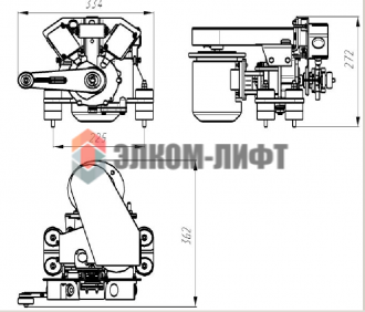 Привод дверей 0140315010/-01 МЛЗ