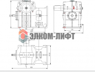 Редуктор РЧЛ-180х33  348М.02.01.000 МЛЗ (правый, левый)