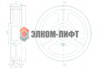 Блок отводной 435х4х10,5 053М.22.00.004 МЛЗ