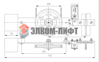 Натяжное устройство 04110100010А МЛЗ